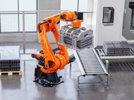 Elevate your palletising operations with kuka robotics