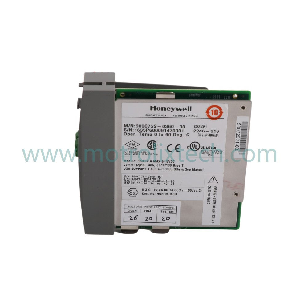 Honeywell 900c75s 0360 00